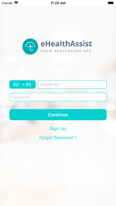 eHealthAssist Screenshot