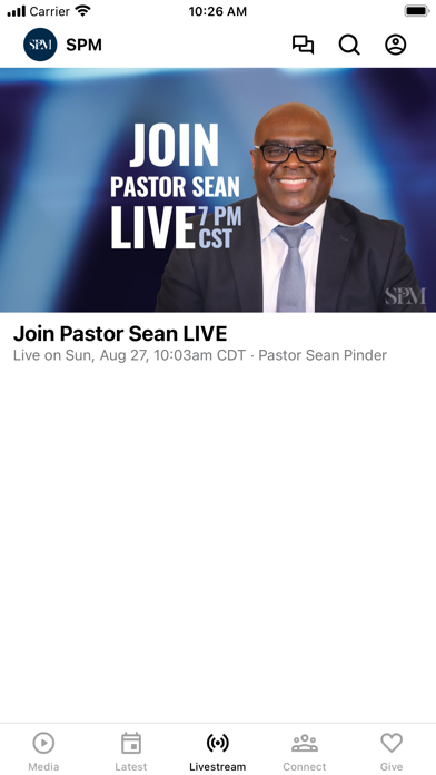Sean Pinder Ministries Screenshot