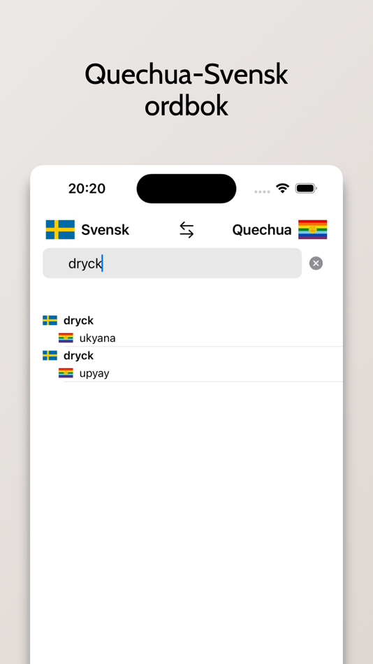 #3. Quechua-Svensk ordbok (iOS) 由: FB PUBLISHING LLC
