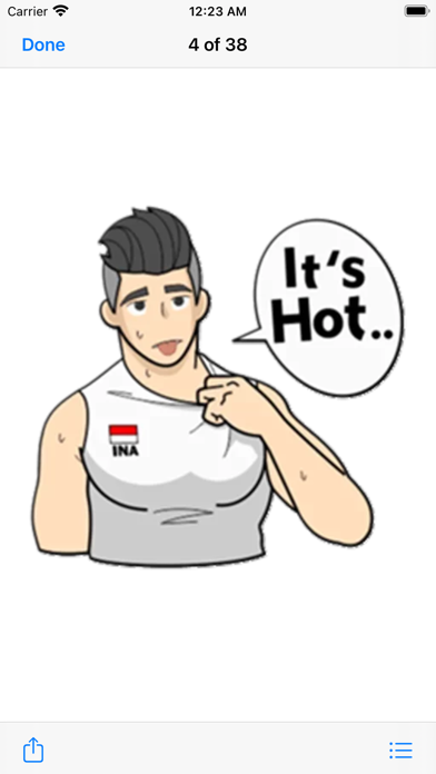 It's Men Time Stickers Pack Screenshot