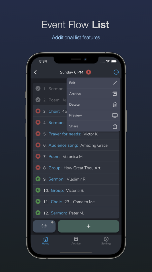 #4. Event Flow Manager (iOS) Podle: StarwayApps LLC