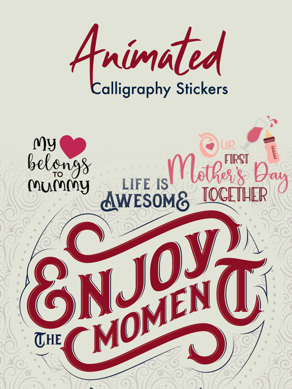 Screenshot #4 pour Animated Calligraphy Stickers