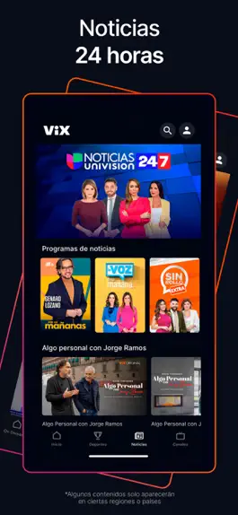 Game screenshot ViX: TV, Fútbol y Noticias hack