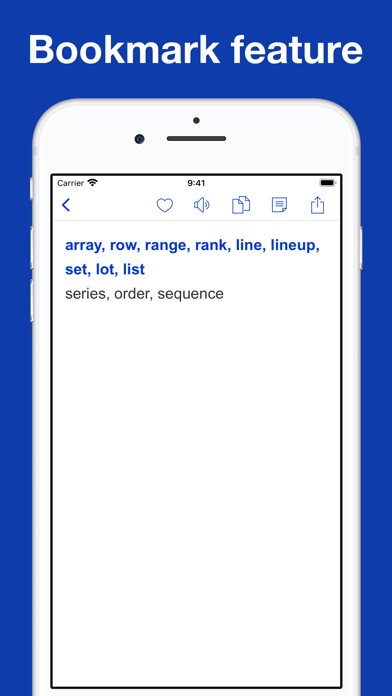 Latin-derived Synonyms Screenshot
