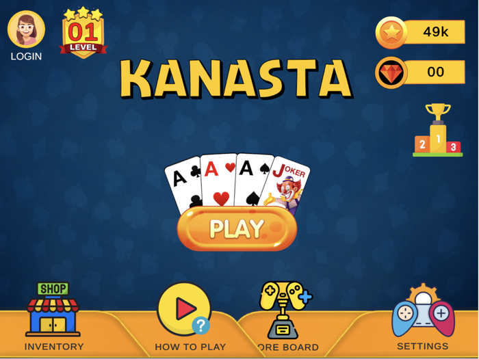KANASTA  Online Card Game