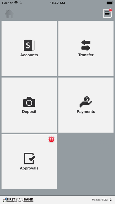 First State Bank of Texas Biz Screenshot