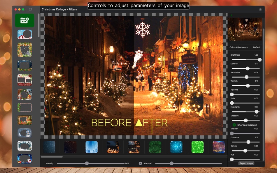 #6. Christmas Collage - Filters (macOS) 由: BraveCloud
