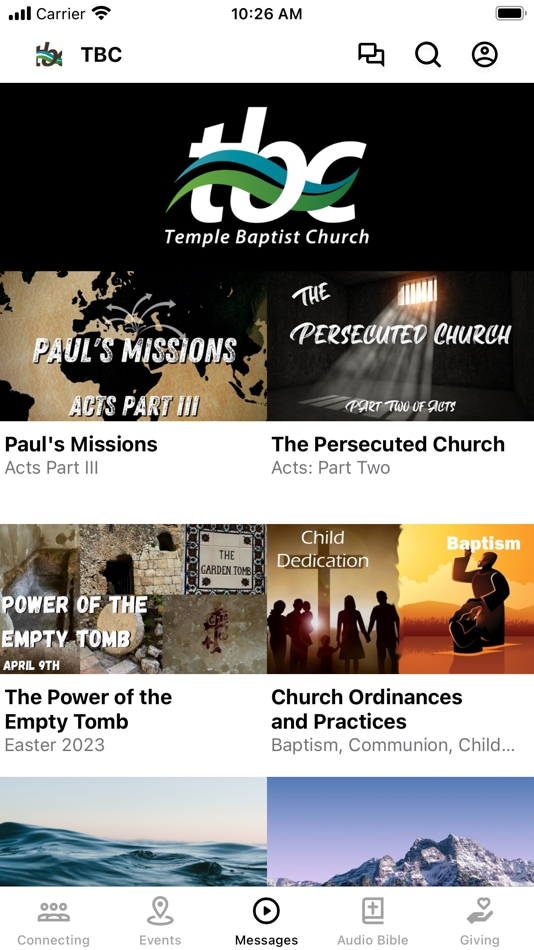 #3. Jamestown TBC (iOS) 由: Temple Baptist Church (Jamestown)
