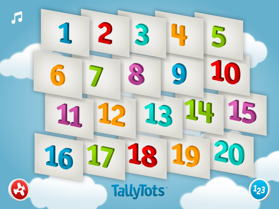 TallyTots Counting iPad app afbeelding 1