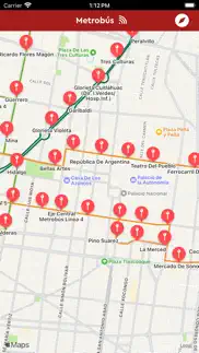 metrobus cdmx iphone screenshot 2