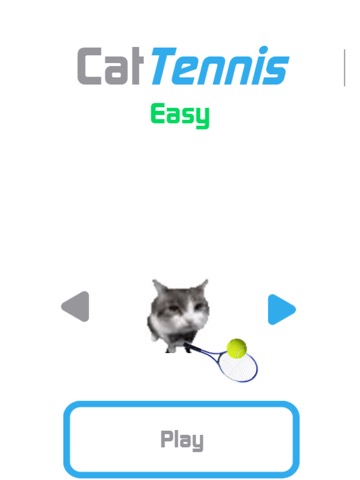 Cat Tennis - Meme Gameのおすすめ画像1