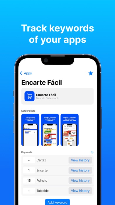 ASO - App Keywords Otimization Screenshot