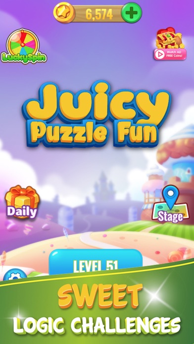 Juicy Fruit Puzzle Screenshot