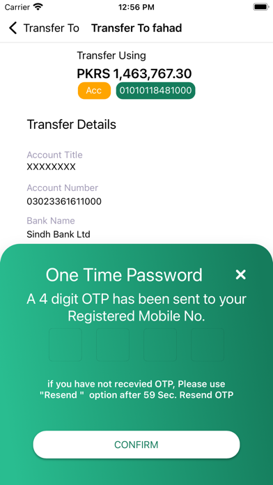 SindhBank Screenshot