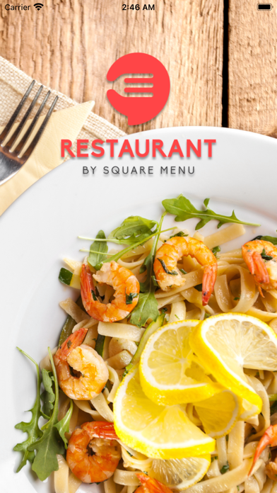 Restaurant by Square Menu Screenshot