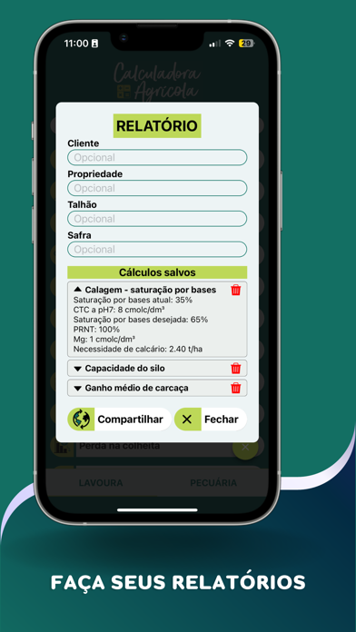 Calculadora Agrícola Screenshot
