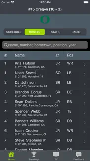 oregon football iphone screenshot 2