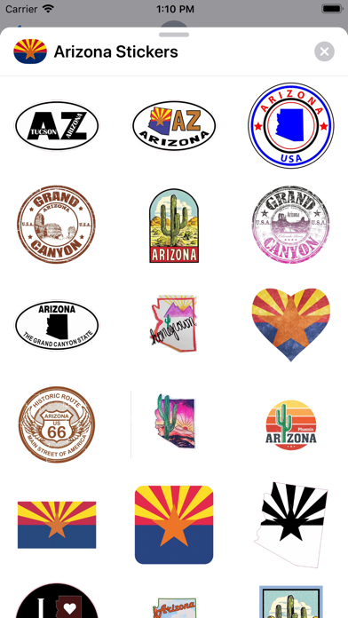 Arizona emoji - USA stickers Screenshot