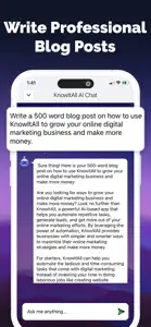 AI Chatbot & Writer: KnowIt screenshot #3 for iPhone