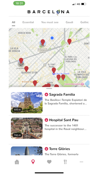 Barcelona Wanderlust: Tour Mapのおすすめ画像3