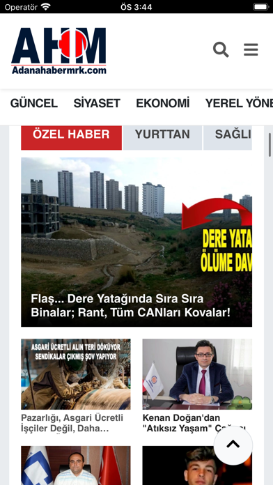 Adana Son Dakika Haberleri Screenshot
