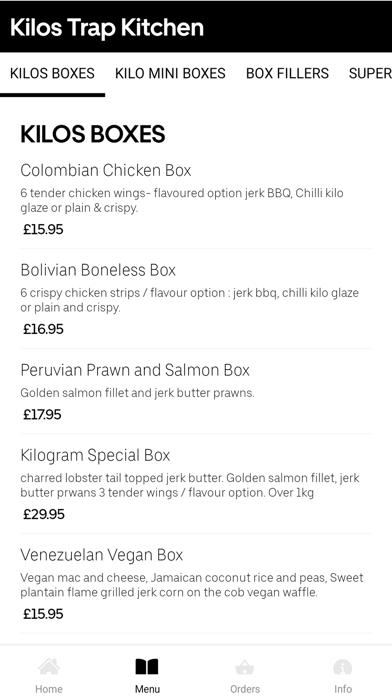 Kilos Trap Kitchen Liverpool Screenshot