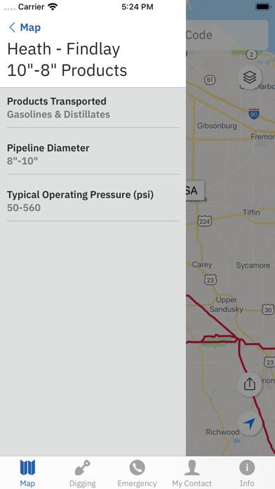 Pipeline Finder Screenshot