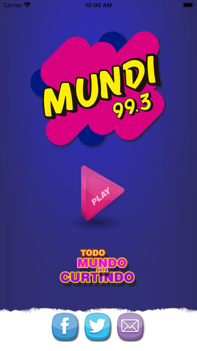 Rádio Mundi 99.3 FM Screenshot