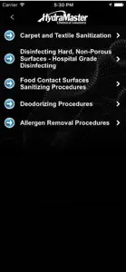 HydraMaster Chemical Guide screenshot #3 for iPhone