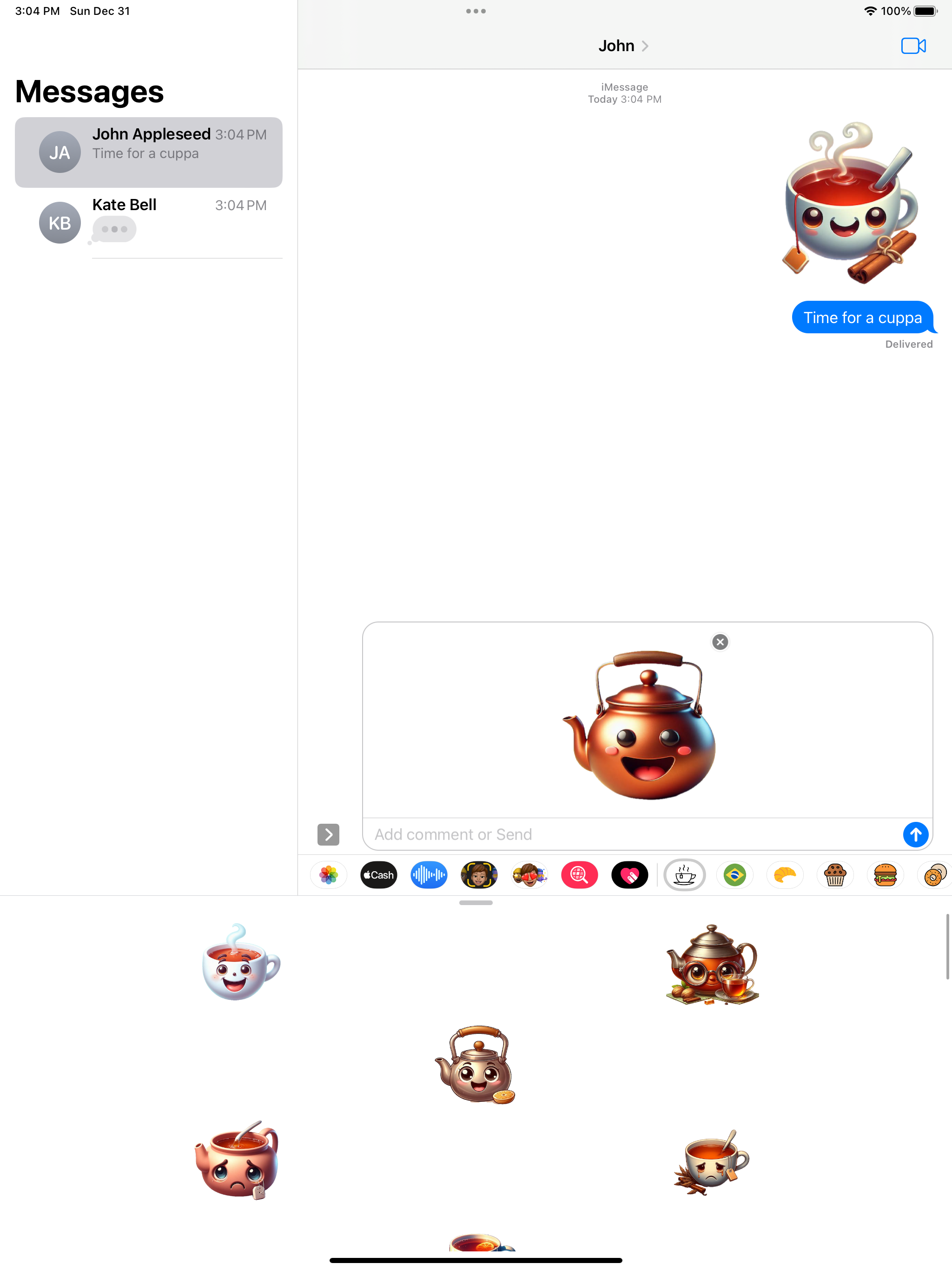 Tea Stickers