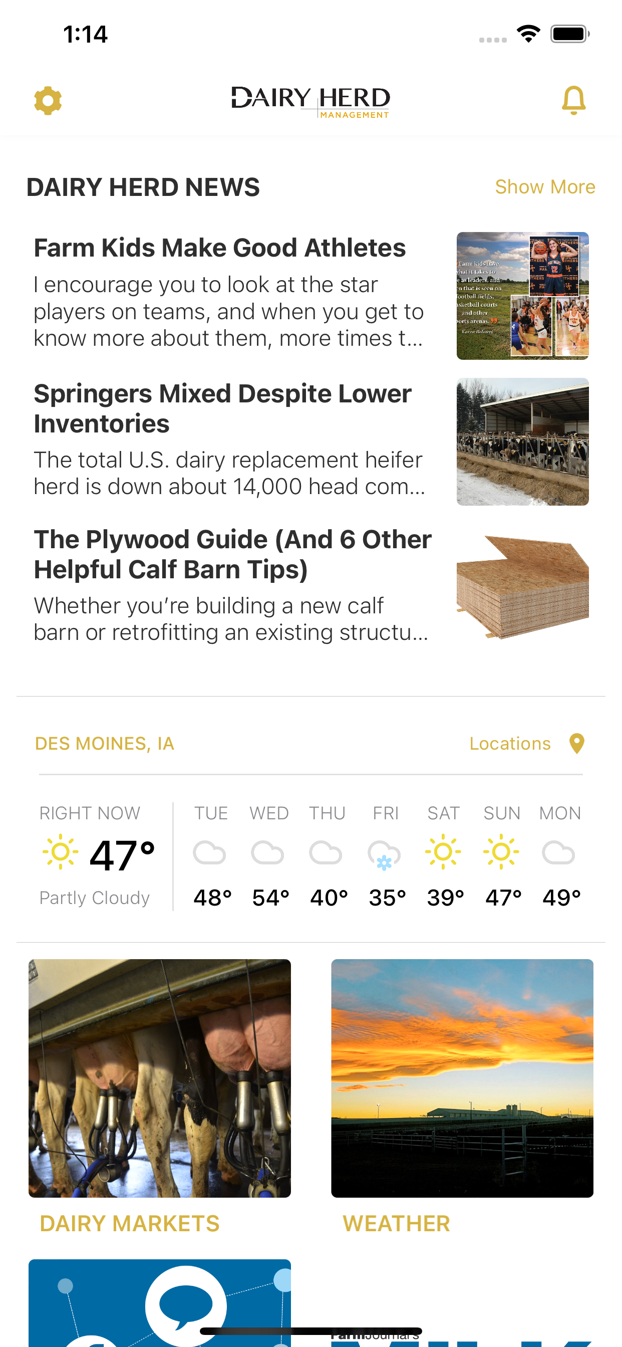 Dairy News and Markets