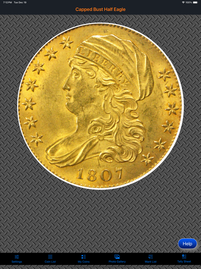 Capped Bust Half Eagle