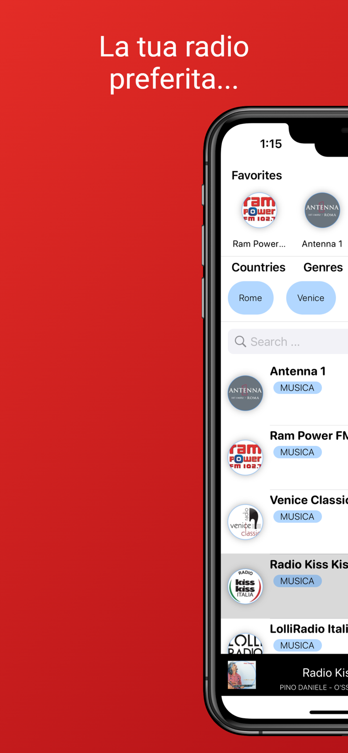 Radio Italia - Radio stazioni