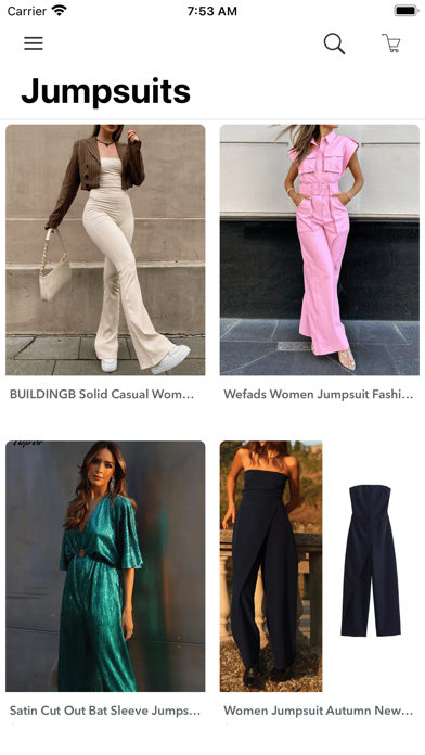 Women Clothing Fashion Shop Screenshot