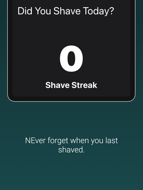 ShaveDiscipline iPad screenshot 2 - Lifestyle app