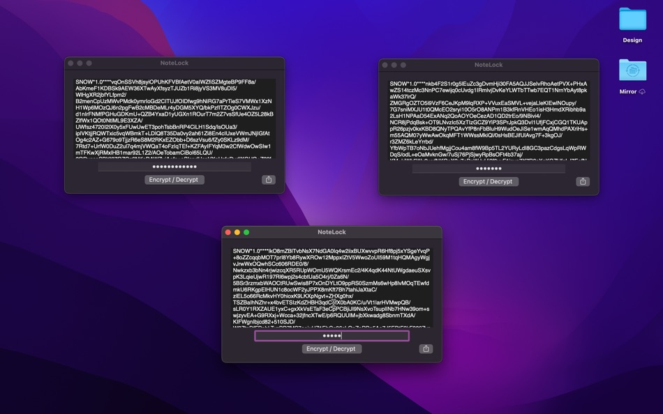 #2. NoteLock (macOS) Podle: DOSAYGO