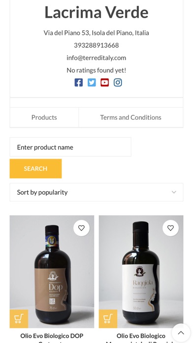 Terre d'Italy Shopping Screenshot