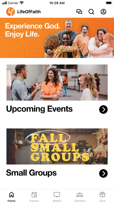 Life of Faith Church Screenshot