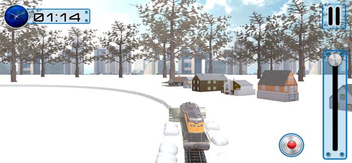 Snow Plowing Train Simulator