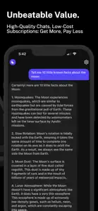 Moon: Private AI Chat screenshot #3 for iPhone