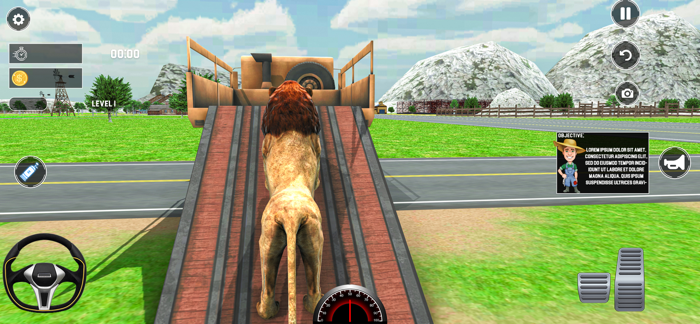 Animal Transport Truck Game