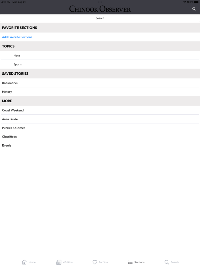 Chinook Observer News