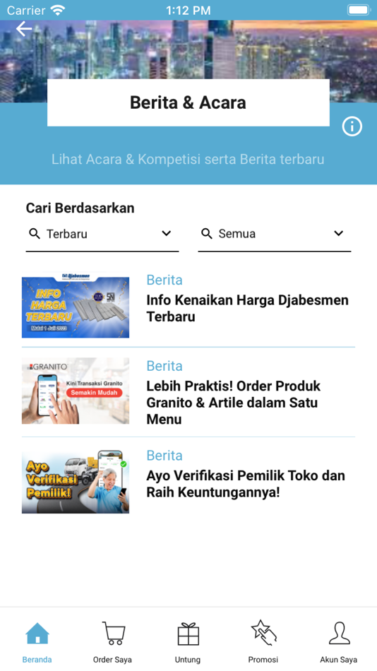 #4. DBO Toko App (iOS) 由: Depoguna Bangunan Online