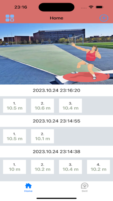 Shot put training Screenshot