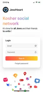 JewHeart Social Network screenshot #1 for iPhone