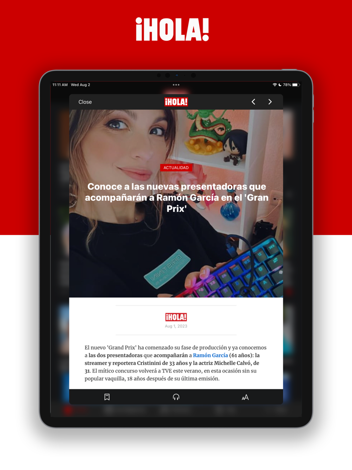 ¡HOLA ESPAÑA Revista impresa