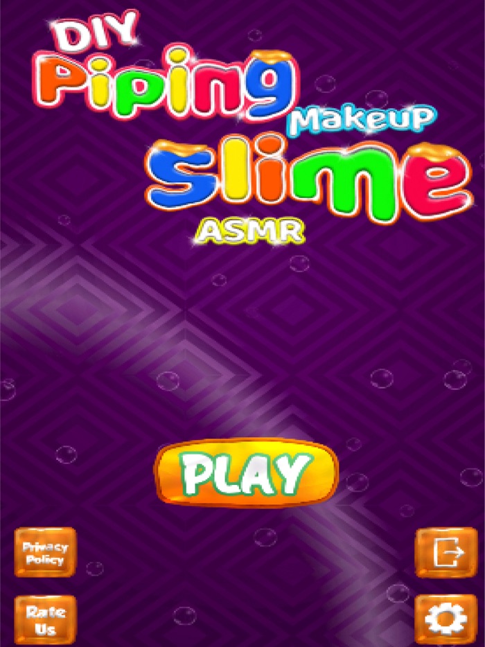 Piping Makeup Slime Mix Games