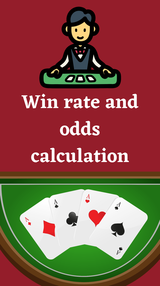 #5. Poker hand calc:Texas hold'em (iOS) 由: Minerva株式会社