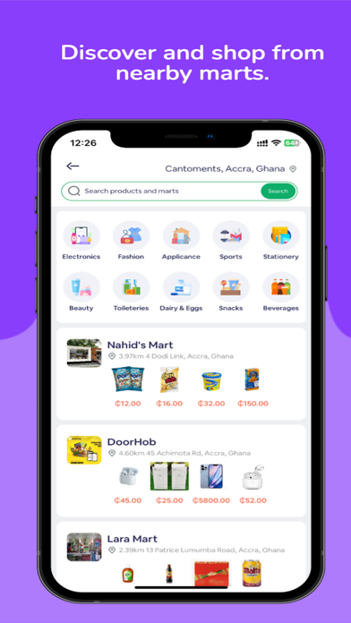 DoorHob - Food delivery & more Screenshot