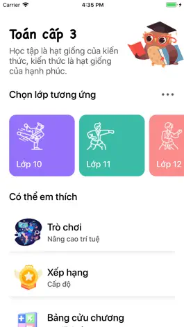 Game screenshot Toancap3 Học Toán lớp 10,11,12 mod apk